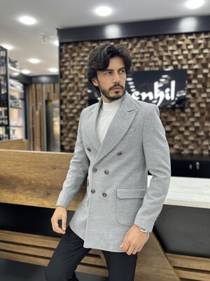 Twenhil - DAR KESİM KAŞE KABAN GRİ (1) Twenhil - DAR KESİM KAŞE KABAN GRİ (1)
