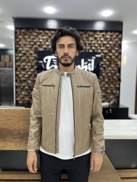 DAR KESİM SUNİ DERİ MONT AÇIK KAHVE
