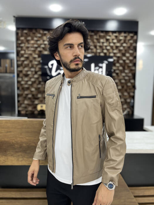 DAR KESİM SUNİ DERİ MONT AÇIK KAHVE