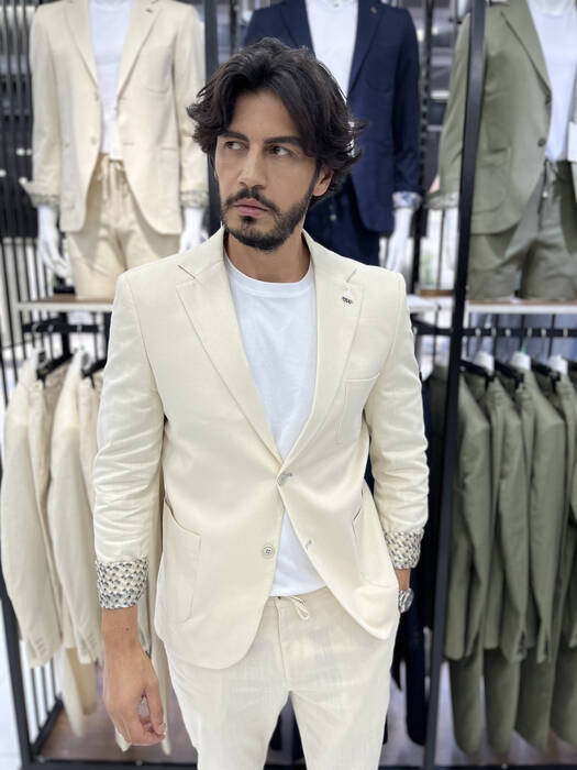 JOGGER TAKIM ELBİSE KREM JOGGER TAKIM ELBİSE KREM