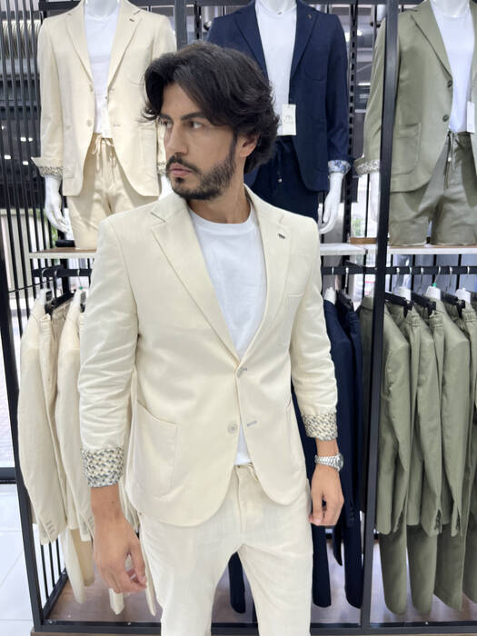 JOGGER TAKIM ELBİSE KREM JOGGER TAKIM ELBİSE KREM