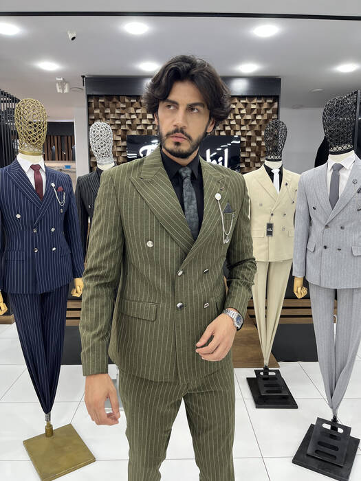 FULL SET KRUVAZE TAKIM ELBİSE HAKİ FULL SET KRUVAZE TAKIM ELBİSE HAKİ