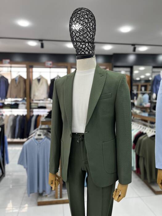 JOGGER TAKIM ELBİSE İPLİ PANTOLON HAKİ